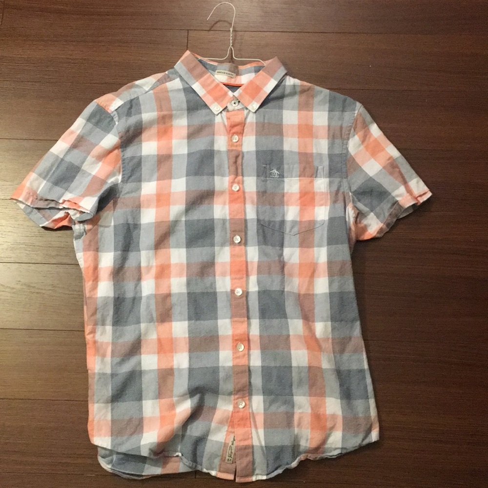 Men’s Original Penguin Short Sleeve Button Down
